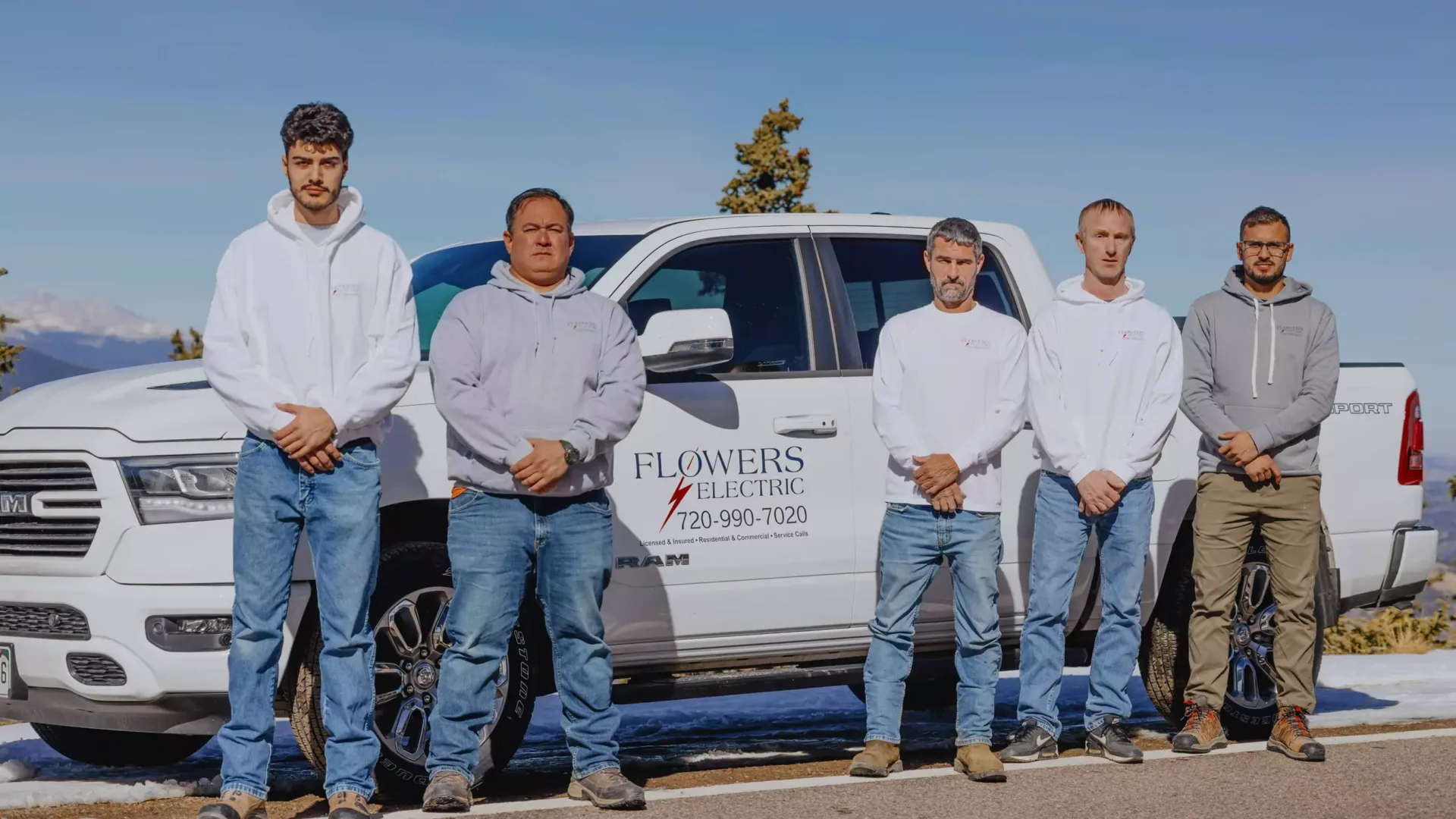 A group of licensed and insured electricians from the Denver, CO office, known for their high ratings and expertise